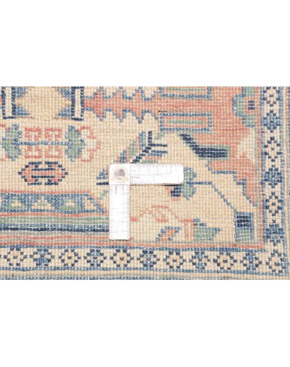 Tappeto Kazak Afghanistan beige azzurro 80x126