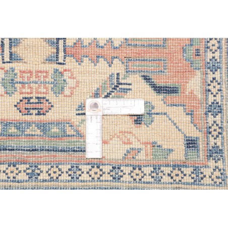 Tappeto Kazak Afghanistan beige azzurro 80x126