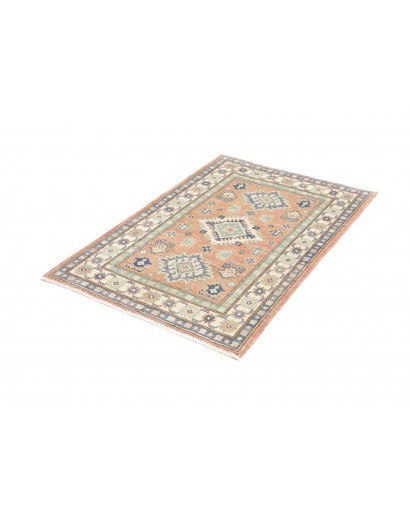 Tappeto Kazak Afghanistan beige grigio 82x123