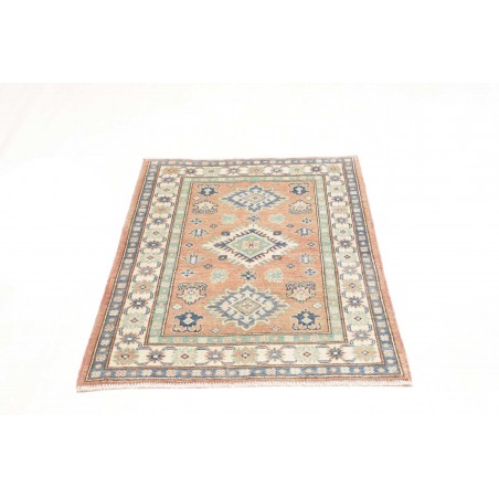 Tappeto Kazak Afghanistan beige grigio 82x123