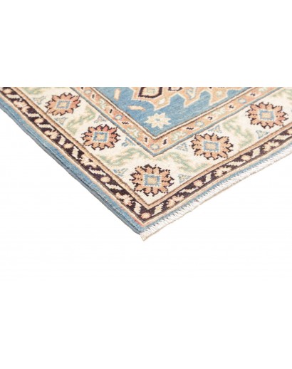 Tappeto Kazak Afghanistan beige azzurro 84x130