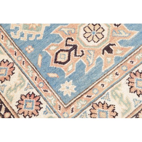 Tappeto Kazak Afghanistan beige azzurro 84x130