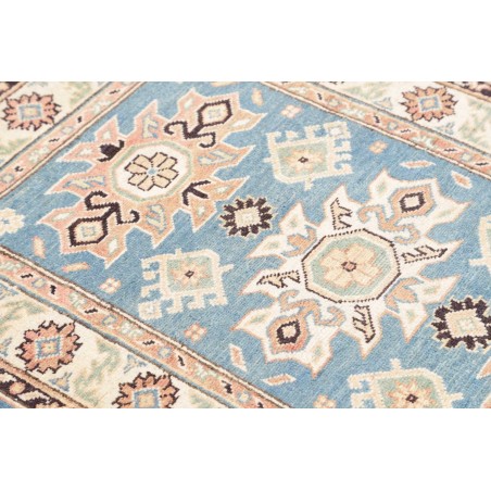 Tappeto Kazak Afghanistan beige azzurro 84x130