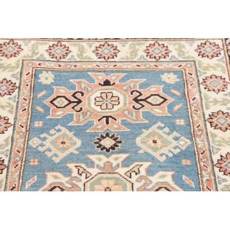 Tappeto Kazak Afghanistan beige azzurro 84x130