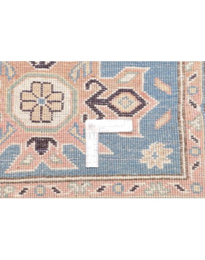 Tappeto Kazak Afghanistan beige azzurro 84x130