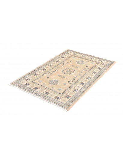 Tappeto Kazak Afghanistan bianco grigio 81x119