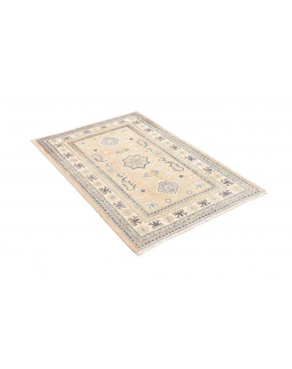Tappeto Kazak Afghanistan bianco grigio 81x119