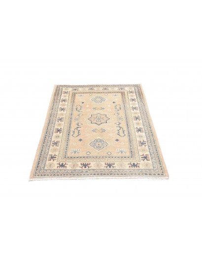 Tappeto Kazak Afghanistan bianco grigio 81x119
