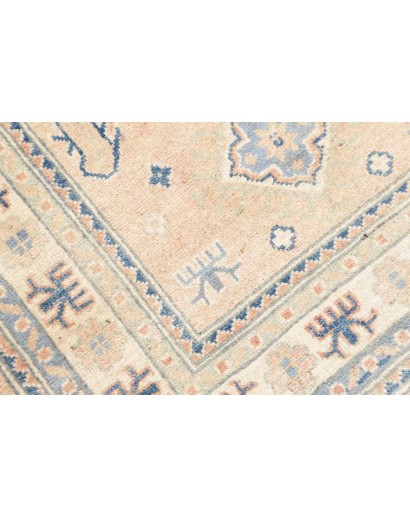 Tappeto Kazak Afghanistan bianco grigio 81x119