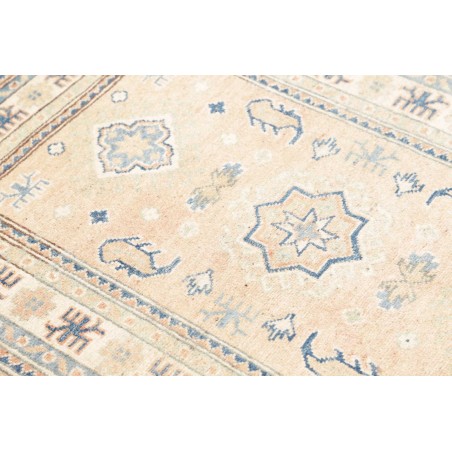 Tappeto Kazak Afghanistan bianco grigio 81x119