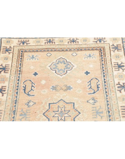 Tappeto Kazak Afghanistan bianco grigio 81x119