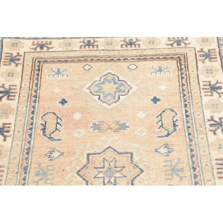 Tappeto Kazak Afghanistan bianco grigio 81x119