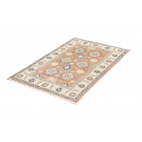 Tappeto Kazak Afghanistan beige azzurro 80x120