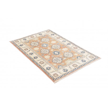 Tappeto Kazak Afghanistan beige azzurro 80x120