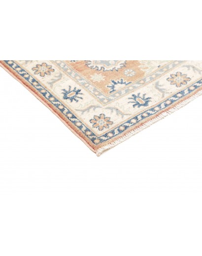 Tappeto Kazak Afghanistan beige azzurro 80x120