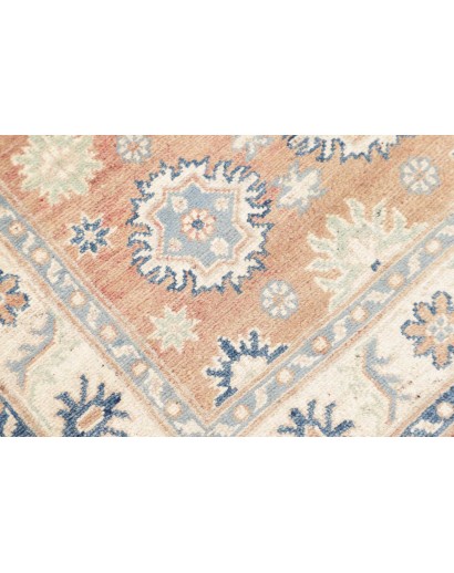 Tappeto Kazak Afghanistan beige azzurro 80x120