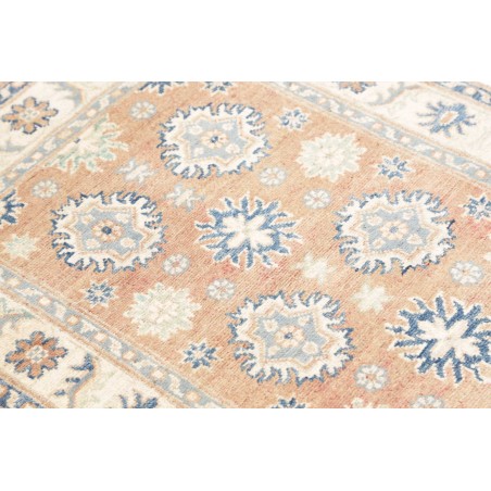 Tappeto Kazak Afghanistan beige azzurro 80x120