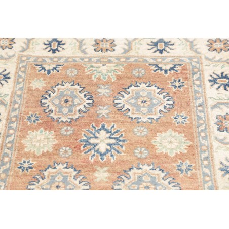 Tappeto Kazak Afghanistan beige azzurro 80x120