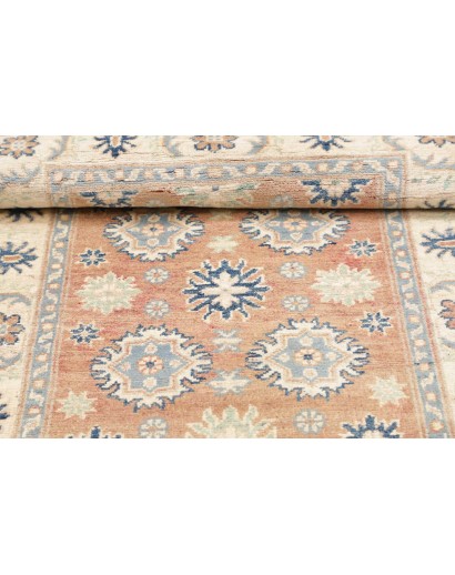 Tappeto Kazak Afghanistan beige azzurro 80x120