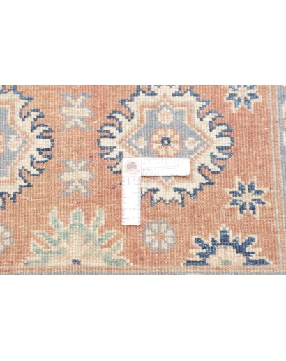 Tappeto Kazak Afghanistan beige azzurro 80x120