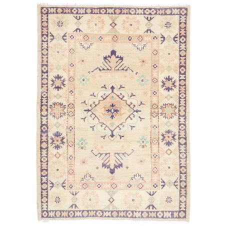 Tappeto Kazak Afghanistan giallo beige 85x123