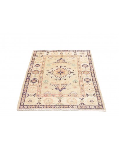 Tappeto Kazak Afghanistan giallo beige 85x123