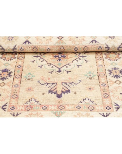 Tappeto Kazak Afghanistan giallo beige 85x123
