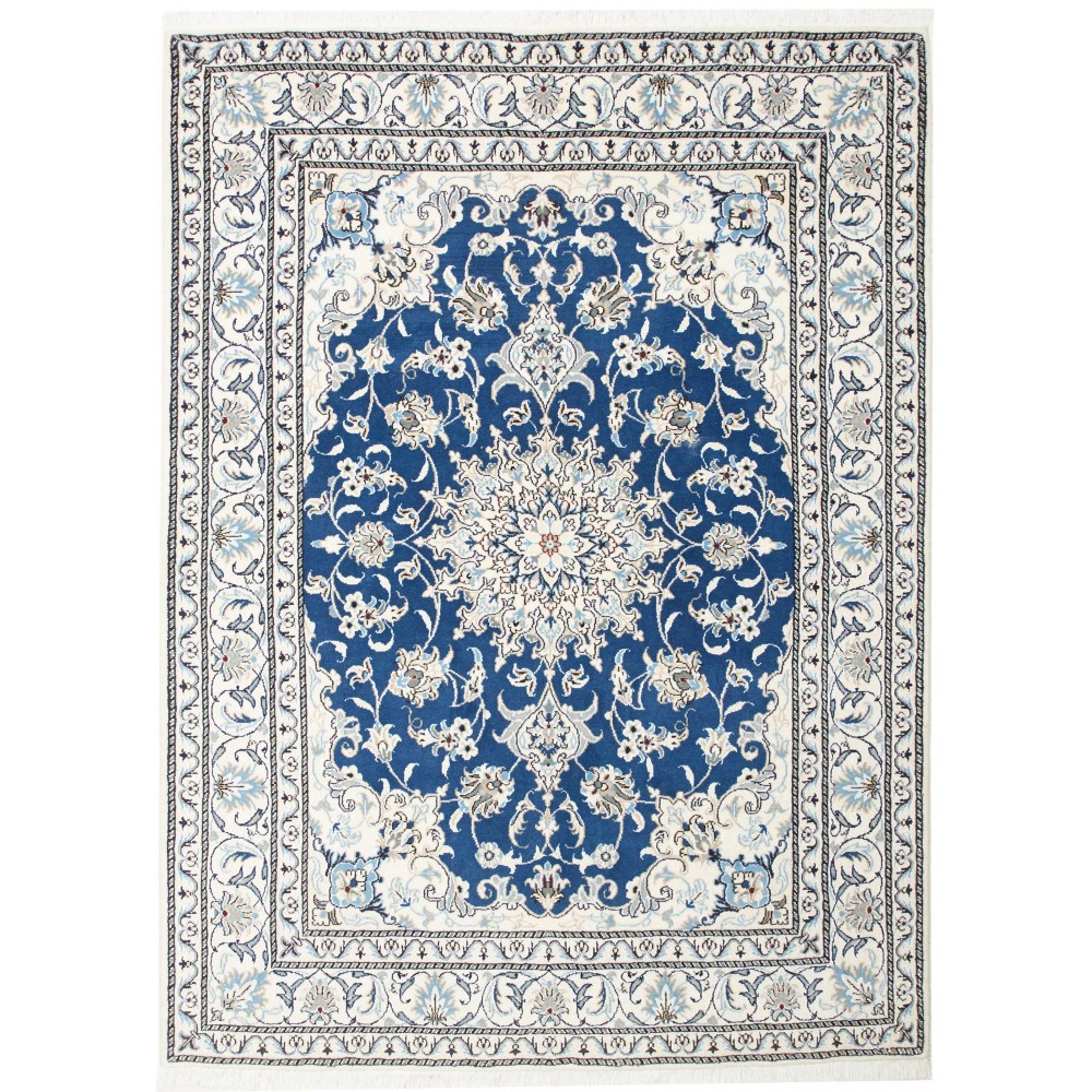 Tappeto Nain Kashmar Persia grigio 152x205 Tappeto Nain Kashmar Persia grigio 152x205