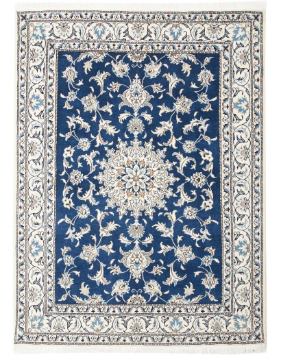 Tappeto Nain Kashmar Persia grigio 150x203