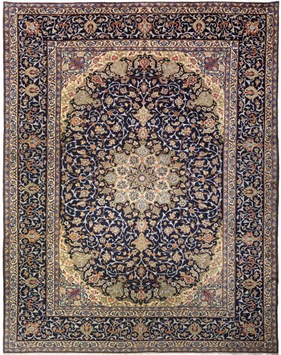 Tappeto Nadjafabad Persia grigio bianco 300x400