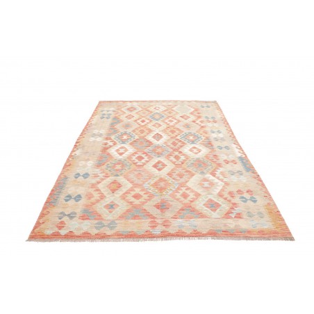 Tappeto Kilim Afghanistan giallo rosso 173x249
