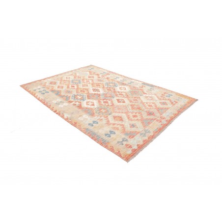 Tappeto Kilim Afghanistan giallo rosso 173x249