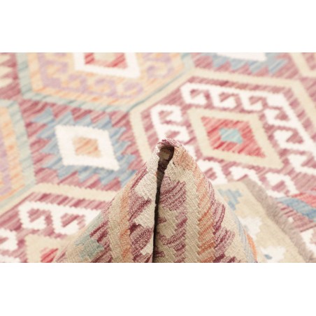 Tappeto Kilim Afghanistan bianco marrone 183x245