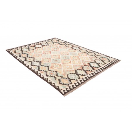 Tappeto Kilim Afghanistan bianco grigio 175x232