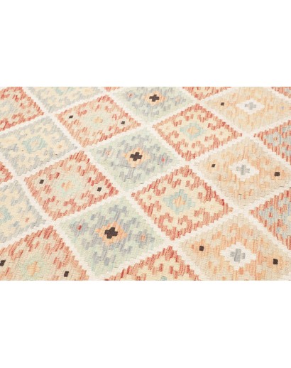 Tappeto Kilim Afghanistan bianco grigio 175x232