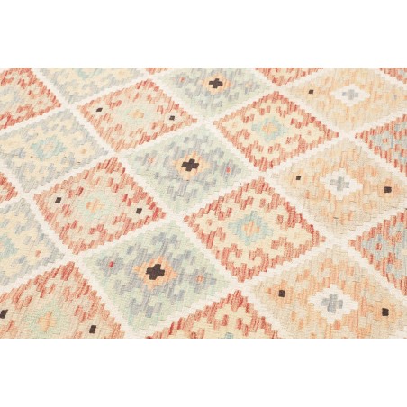 Tappeto Kilim Afghanistan bianco grigio 175x232