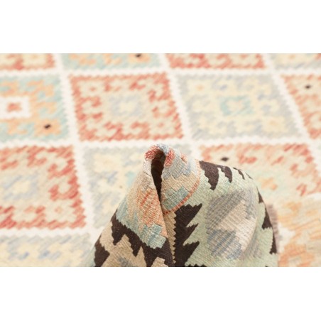 Tappeto Kilim Afghanistan bianco grigio 175x232