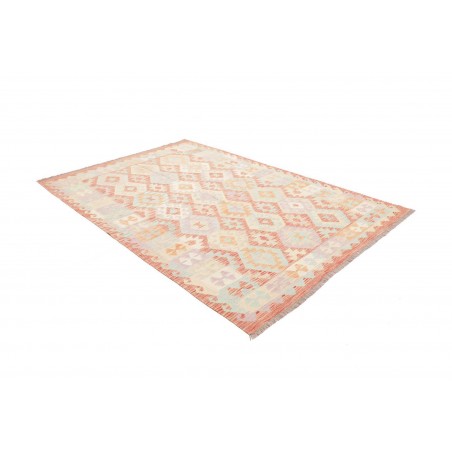Tappeto Kilim Afghanistan giallo bianco 170x244