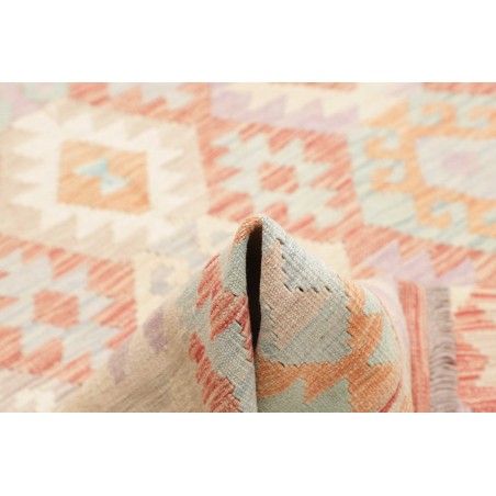 Tappeto Kilim Afghanistan giallo bianco 170x244