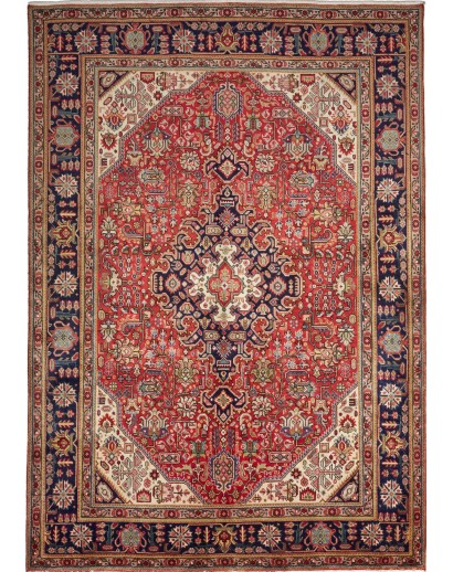 Tappeto Tabriz Persia marrone 200x293