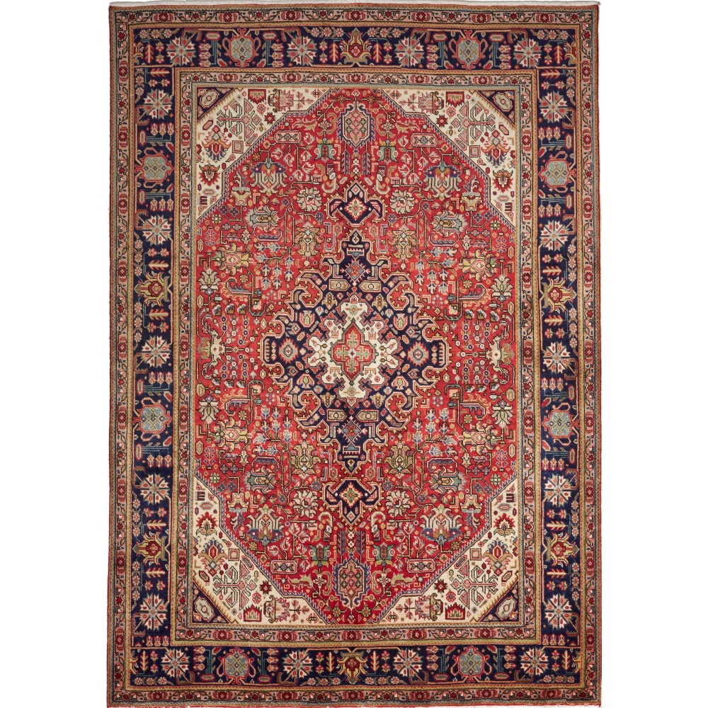 Tappeto Tabriz Persia marrone 200x293 Tappeto Tabriz Persia marrone 200x293