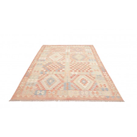 Tappeto Kilim Afghanistan beige rosso 171x250