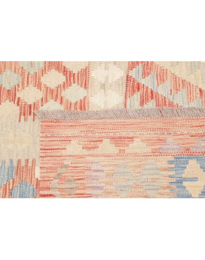 Tappeto Kilim Afghanistan beige rosso 171x250