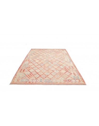 Tappeto Kilim Afghanistan giallo arancione 183x246