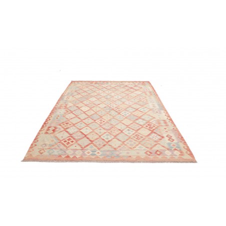 Tappeto Kilim Afghanistan giallo arancione 183x246