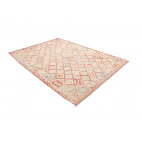 Tappeto Kilim Afghanistan giallo arancione 183x246