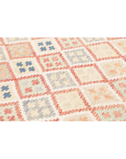 Tappeto Kilim Afghanistan giallo marrone 150x202