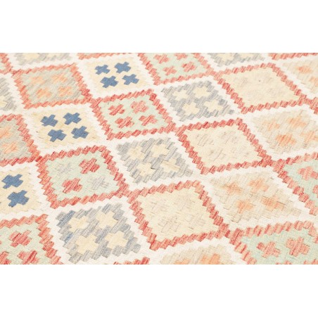 Tappeto Kilim Afghanistan giallo marrone 150x202