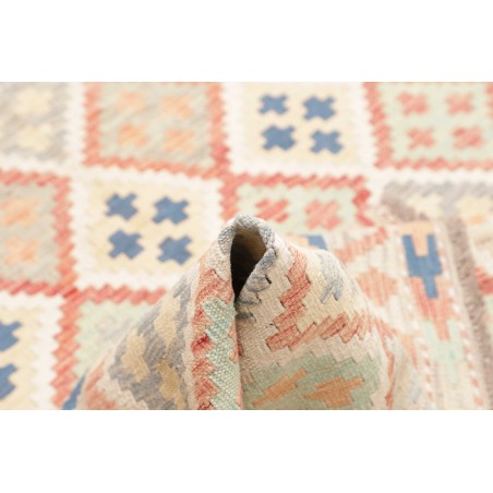 Tappeto Kilim Afghanistan giallo marrone 150x202
