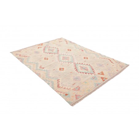 Tappeto Kilim Afghanistan bianco 142x198